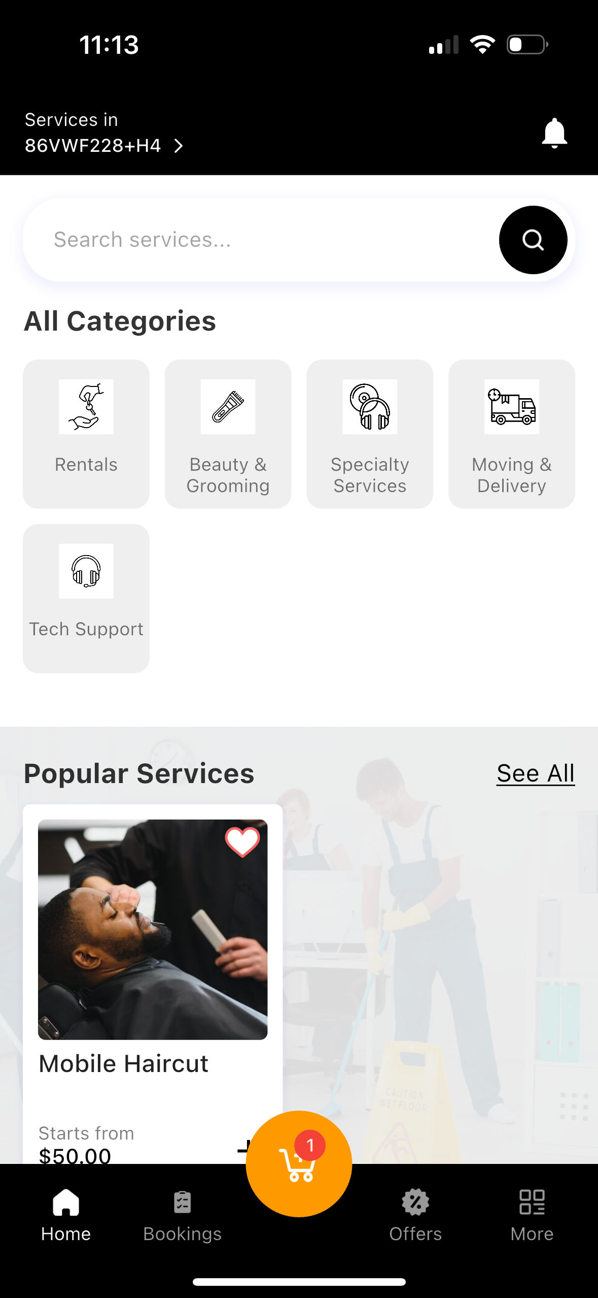 Housecallr customer app
